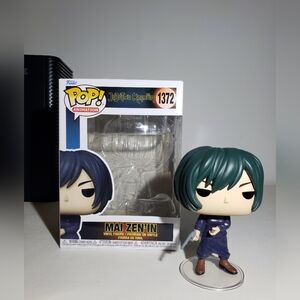 Funko Pop! Mai Zen'in with Green Hair and Dark Outfit